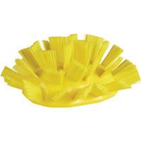 Brosse UST pour cuves, Soies Ferme, Longueur de 7-1/2", Jaune O-Max