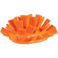 Brosse UST pour cuves, Soies Ferme, Longueur de 7-1/2", Orange O-Max