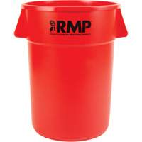 Garbage Bin, Polyethylene, 44 US gal. O-Max