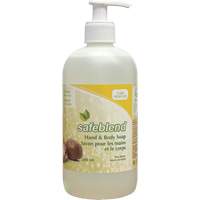 Shea Butter Hand & Body Soap, Liquid, 500 ml, Scented O-Max