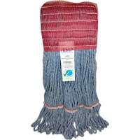 T&ecirc;te de vadrouille &agrave; bande large, Antimicrobien/Finition de plancher/Sp&eacute;cialis&eacute;, Coton/Rayonne/Synth&eacute;tique, Style Boucle O-Max