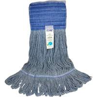 T&ecirc;te de vadrouille &agrave; bande large, Antimicrobien/Finition de plancher/Sp&eacute;cialis&eacute;, Coton/Rayonne/Synth&eacute;tique, Style Boucle O-Max
