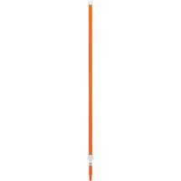 Manche, Balai/Brosse/Vadrouille &agrave; &eacute;pousseter/Support &agrave; tampon/Grattoir/Raclette/Vadrouille humide, Orange, T&eacute;lescopique, 62" - 109-2/5" lo O-Max