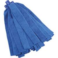 Socket Mop, Blue, Microfibre, Cut Style O-Max