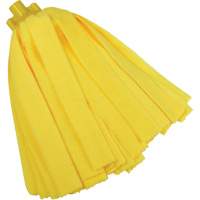Socket Mop, Yellow, Microfibre, Cut Style O-Max