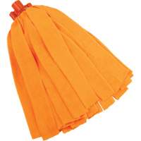 Socket Mop, Orange, Microfibre, Cut Style O-Max