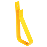 Rail Post, Steel, 10-3/4" L x 24" H, Yellow O-Max