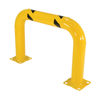 High Profile Machinery Guards, 3' W x 2' H, Yellow O-Max
