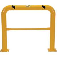 High Profile Machinery Guards, 4' W x 3.5' H, Yellow O-Max