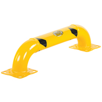 Low Profile Rack Guards, 3' W x 0.75' H, Yellow O-Max