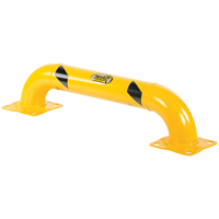 Low Profile Rack Guards, 3' W x 0.75' H, Yellow O-Max