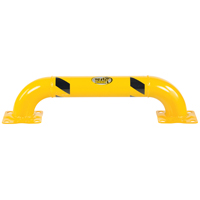 Low Profile Rack Guards, 3' W x 0.75' H, Yellow O-Max