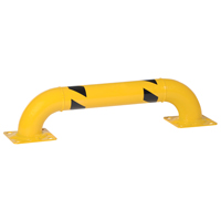 Low Profile Rack Guards, 3' W x 0.75' H, Yellow O-Max