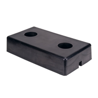 Butoirs moul&eacute;s pour quai, Caoutchouc, 18" la x 4" p x 10" h O-Max