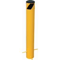 Bornes &agrave; couler, Acier, 35" h x 5-9/16" la, Jaune O-Max