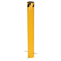 Bornes &agrave; couler, Acier, 36-1/2" h x 5-9/16" la, Jaune O-Max