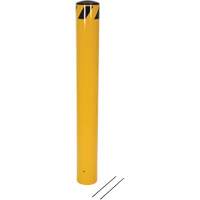 Bornes &agrave; couler, Acier, 48-1/2" h x 5-9/16" la, Jaune O-Max