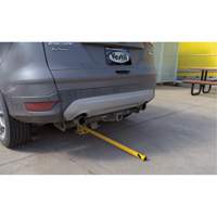 Butoirs repliables, Acier, 42" h x 1-3/4" la, Jaune O-Max