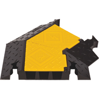 Yellow Jacket&reg; 3-Channel Heavy Duty Cable Protector - Right Turn O-Max