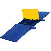 Yellow Jacket&reg; Heavy Duty ADA/DDA Cable Protector, 5 Channels, 18" L x 50" W x 1.875" H O-Max