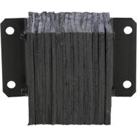 Butoir de quai lamell&eacute;, Horizontal, Caoutchouc, 12" la x 6" p x 10" h O-Max