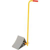 Aluminum Wheel Chock With Handle, 7" W x 11-7/8" D x 7-11/16" H O-Max