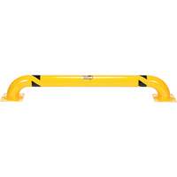 Protecteur de r&acirc;telier &agrave; profil bas, 5,3' la x 0,74' h, Jaune O-Max