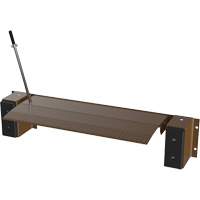 Niveleur de quai m&eacute;canique Edge-O-Dock, 93" la, 66" Largeur de la plateforme, 29" Port&eacute;e O-Max