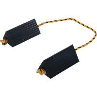Airline Wheel Chock, 5" x 10" x 4-1/2", Black O-Max