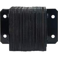 Butoirs de quai lamell&eacute;s, Horizontal, Caoutchouc, 12" la x 4" p x 10" h O-Max
