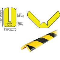 W Profile 5M Edge Protection Bumper Guard, 16.42' (5 m) Long O-Max