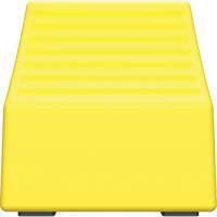 Checkers Safety Heavy-Duty Ultra Class Mining Wheel Chock, HDPE, Yellow, 14-1/2" W x 17-1/2" D x 16" H O-Max