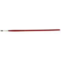 Round Marking Paint Brush, 9/64" Brush Width, Camel Hair, Wood Handle O-Max