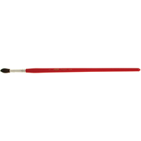 Round Marking Paint Brush, 9/32" Brush Width, Camel Hair, Wood Handle O-Max