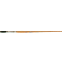 One Stroke Paint Brush, 1/8" Brush Width, Ox Hair, Wood Handle O-Max