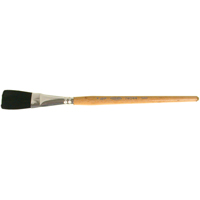 One Stroke Paint Brush, 3/4" Brush Width, Ox Hair, Wood Handle O-Max