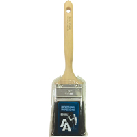 Straight Sash Paint Brush, Bristle, Wood Handle, 2-1/2" Width O-Max