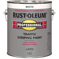 Traffic Striping Paint, White, 3.78 L, Jug O-Max
