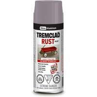 Tremclad&reg; Oil Based Rust Paint, Silver Aluminum, Gloss, Aerosol Can O-Max