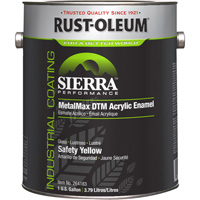 &eacute;mail acrylique DTM Sierra Performance MetalMax Plus, Gallon, Jaune O-Max