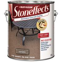 Stoneffects Decorative Concrete Coating, 3.78 L, Textured, Beige O-Max