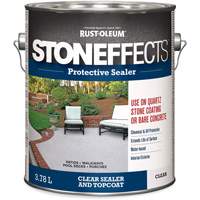 Stoneffects Protective Concrete Sealer, 3.78 L, Water-Based, Transparent, Clear O-Max