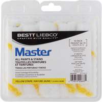 Master Yellow Stripe Mini Roller, 10 mm (3/8") Nap, 101.6 mm (4") L O-Max