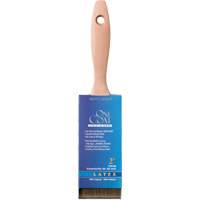 Pinceau pour murs et garnitures 100% One Coat, Polyester, Manche Bois, Largeur de 2" O-Max