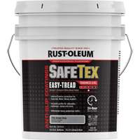 SafeTex&reg; Easy-Tread Acrylic Coating, 4 gal., Water-Based, Flat Finish/Textured, Grey O-Max