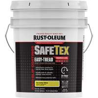 SafeTex&reg; Easy-Tread Acrylic Coating, 4 gal., Water-Based, Flat Finish/Textured, Yellow O-Max