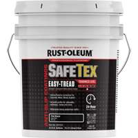 SafeTex&reg; Easy-Tread Acrylic Coating, 4 gal., Water-Based, Flat Finish/Textured, Black O-Max