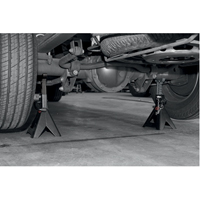 Jack Stands, Locking Pin, 6 tons Capacity, 15-7/10" - 24-2/5" H O-Max