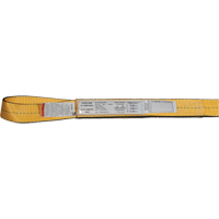 Nylon Slings, Single Ply, Double Eye, Type 3, 1" W x 3' L, 1600 lbs. Vertical Load Limit O-Max