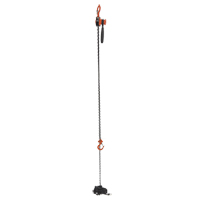 Mini Lever Hoist, 15' Lift, 500 lbs. (0.25 tons) Capacity, Steel Chain O-Max